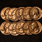 Lot 4: (10) US 90% Silver Quarters ~ $2.50 Face ~ Nice Coins / FREE SHIPPING