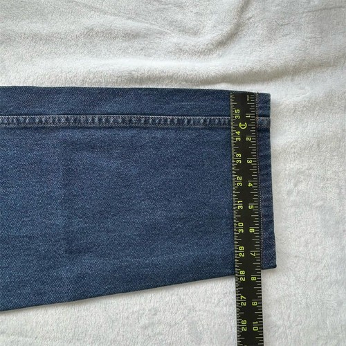 Pantalones de mezclilla para hombre Hang Ten calce relajado azul talla 32x32 cremallera mosca 5 bolsillos - Imagen 7 de 7