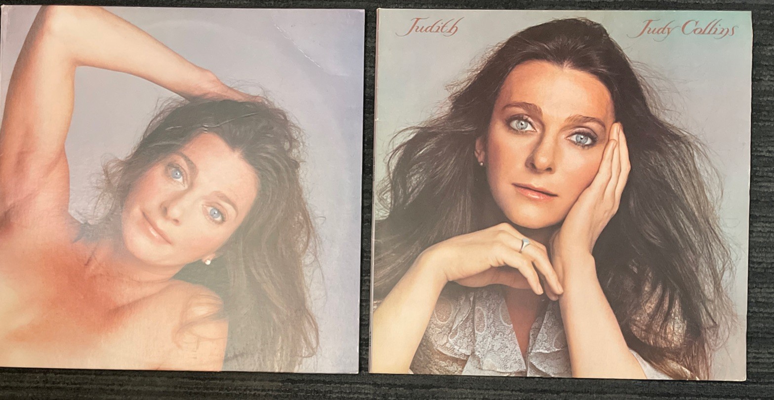 2x JUDY JUDITH COLLINS ALBUMS 33rpm ALBUM RECORD LP VINYL LONG PLAYER USED