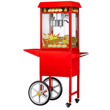 Popcorn Maker Retro Machine And Cart - Commercial or Home Usage.