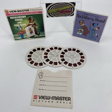 Huckleberry Hound Gaf View-Master 3 Reel Set  Story Book Yogi Bear Missing Cell