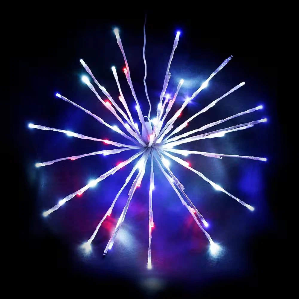 16 in. LED Patriotic Spritzer Red/Pure White/Blue