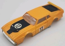 Tyco Pro Mustang Yellow/Black 12 Body Only HO Slot Car
