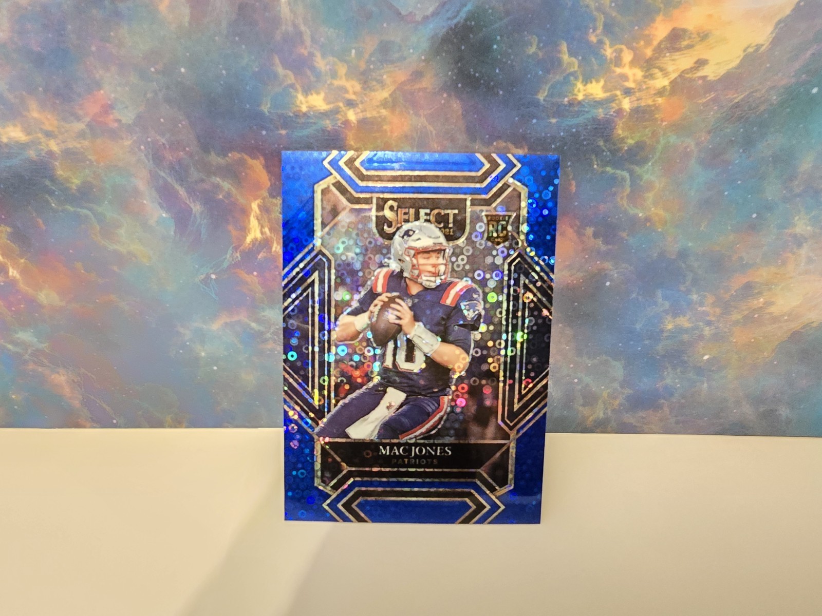 2021 Panini Select - Club Level Mac Jones #251 Blue Disco Prizm 13/25 (RC)