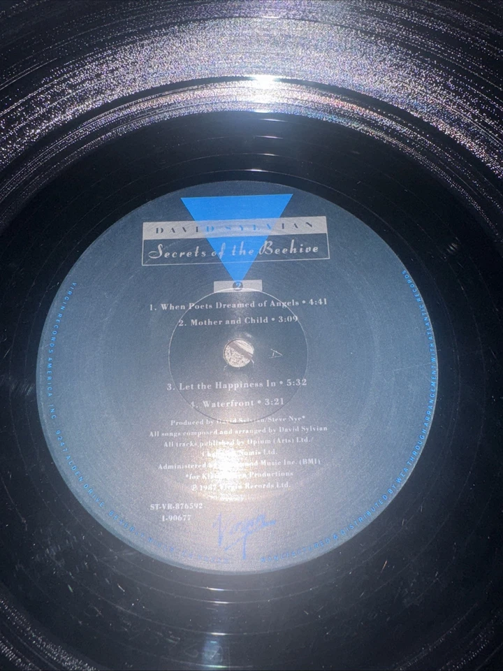 David Sylvian - Secrets Of The Beehive - Virgin 7 90677-1 - 1987 - Image 2 of 4