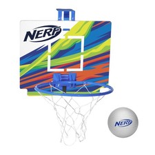 Nerf Nerfoop - The Classic Mini Foam Basketball and Hoop - One Size, Blue