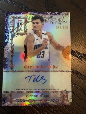 2025-26 Topps Signature Class TRISTAN DA SILVA "Purple" Manuscripts Auto 89/100