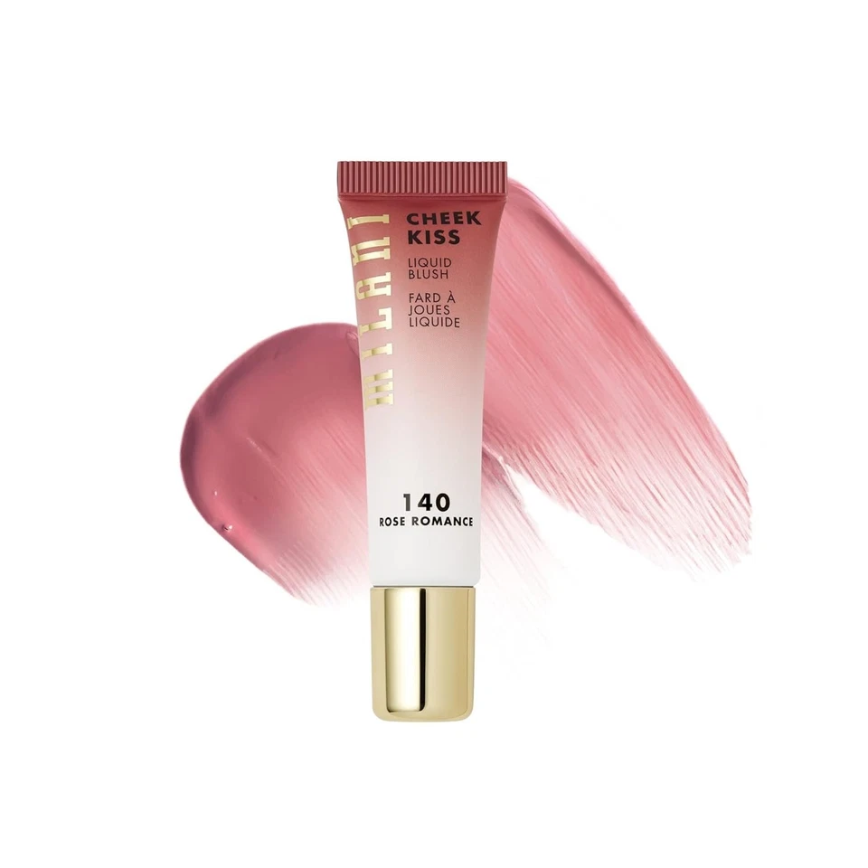 Buildable Cheek Kiss Liquid Blush - Rose Romance, Versatile For Cheeks & Lips - Image 3 of 4