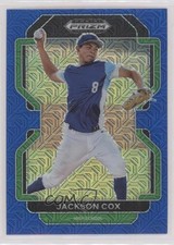 2022 Panini Prizm Draft Picks Blue Mojo Prizm Jackson Cox #PDP50 09an