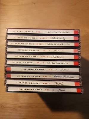 9 CD Set Listener's Choice The Best of Classical Composers Music Opera Ballet ++