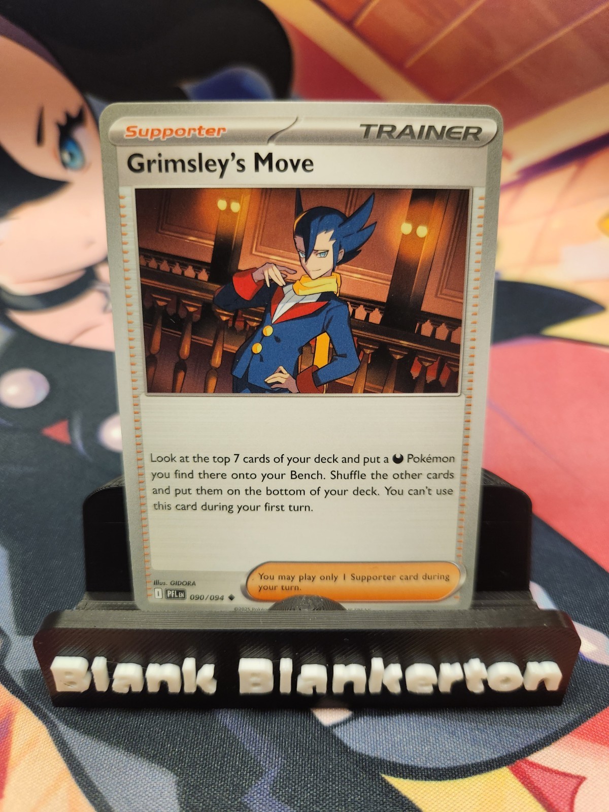 Pokémon TCG Grimsley's Move 090/094 ME02 Phantasmal Flames Uncommon Trainer