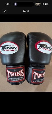 Twins Special Muay Thai Boxing Gloves Premium Leather 8oz-BGVL-3