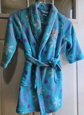 Disney Elsa Girls Robe Fleece Multicolor Size XSmall