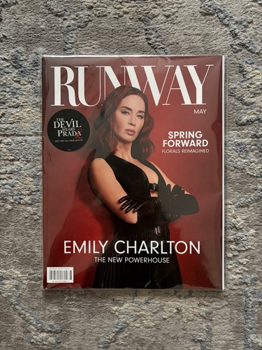 NEW & PRISTINE Runway Magazine May 2026 The Devil Wears Prada 2 Emily ...