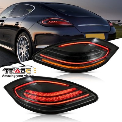 Smoked LED Rückleuchten Montage Set Für Porsche Panamera 970 2010-13 w/Animation
