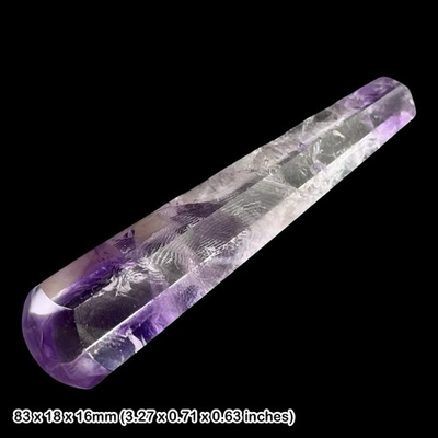 #ad #ad Amethyst Massage Healing Crystal Wand A Grade Polished Natural Purple Quartz GBP 22.80