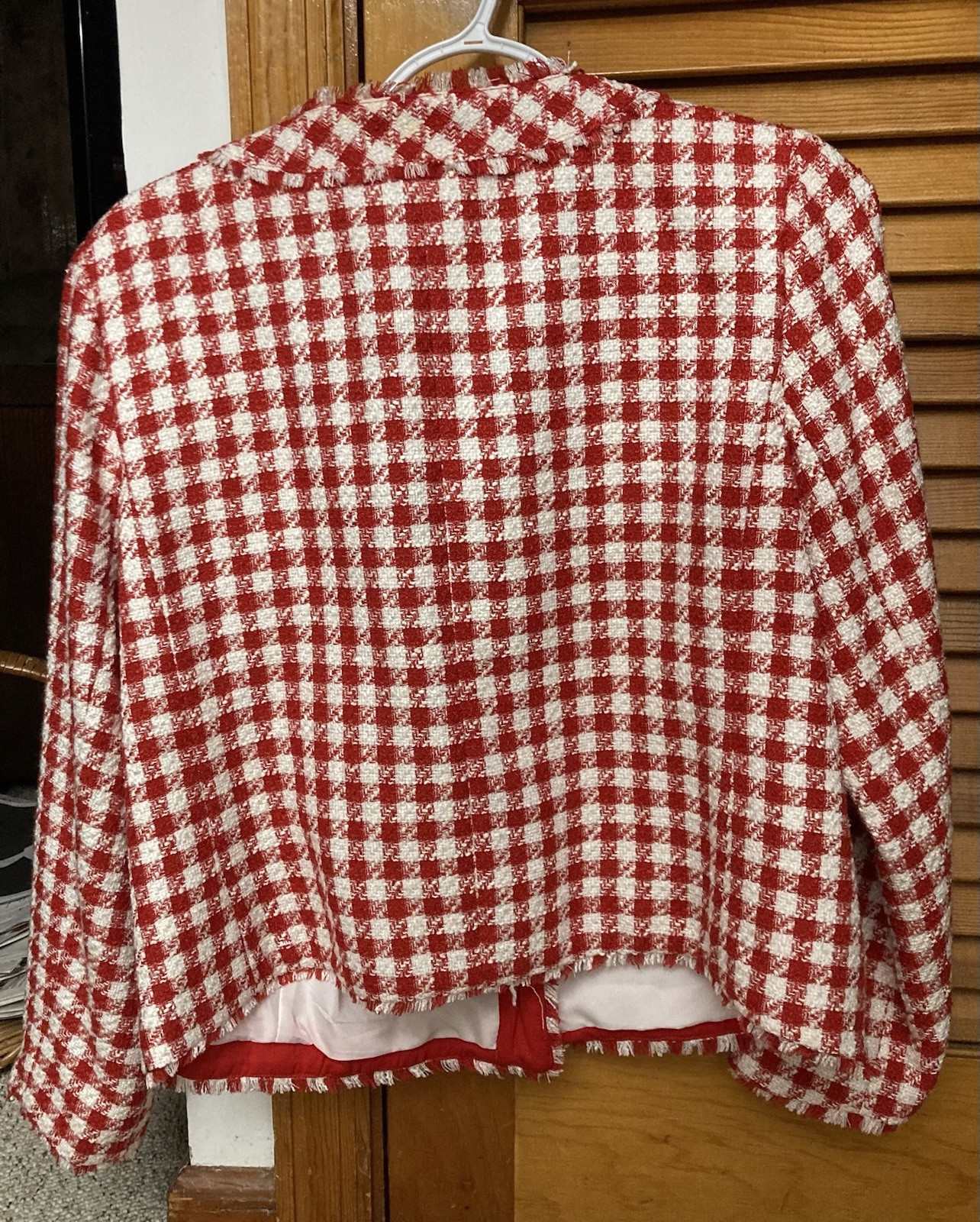 Ann Taylor Jacket Button Down Cloth Lined Crop To… - image 5