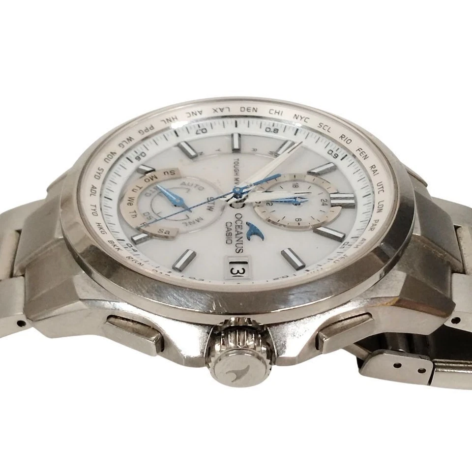 Мужские часы Casio Oceanus OCW-T2500 Solar радио подлинные роскошные часы - Изображение 3 из 4