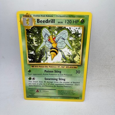 Beedrill 7/108 Rare Evolutions Pokemon Lightly Played
