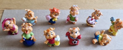 Ü Eier Figuren - 10 x - Pinky Piggys kleine Schweine Kinderei