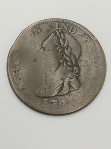 1783 Washington& Independence UNITY STATES Colonial Copper Cent Token 