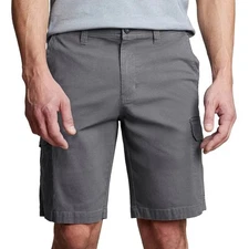 Copper & Oak Men's Venture Ripstop Cargo Shorts, Gray 42