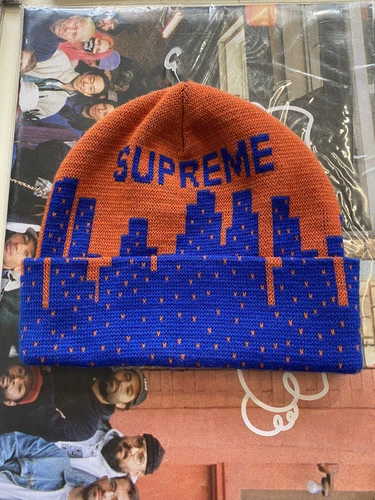 Bonnet Supreme New York « orange foncé »