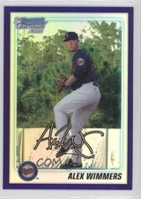 2010 Bowman Draft Chrome Picks Retail Purple Refractor Alex Wimmers #BDPP88 1l5