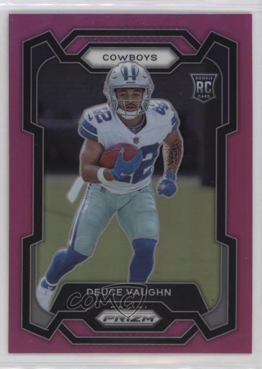 2023 Panini Prizm Rookies Pink Prizm Deuce Vaughn #324 2l4