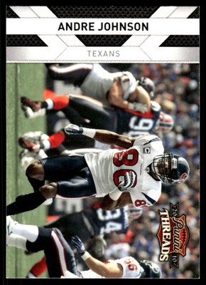 Andre Johnson 2010 Panini Threads #55 Texans NFL READ FREE SHIPPING AutographDen