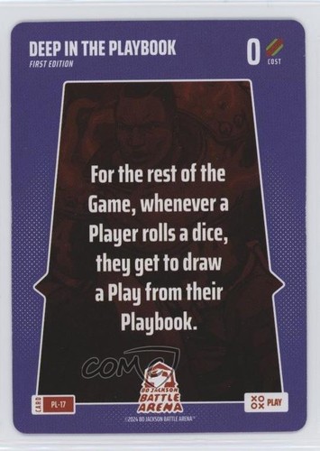 2024 Bo Jackson Battle Arena TCG Alpha Edition Play Cards Deep in the Playbook