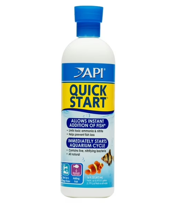 #ad API Quick Start fish tank aquarium allows instant addition 16 fl oz Free Ships $27.99