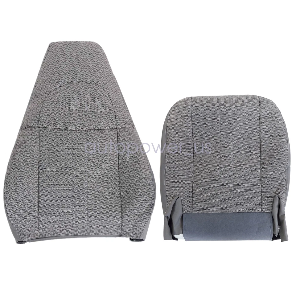 Driver Side Replacement Cloth Seat Cover Gray For 03-14 Chevy Express 2500 Van - Image 3 of 4