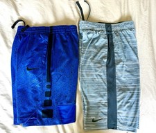 Boy s NIKE Dri-Fit Basketball Athletic Shorts Lot of 2 Size Youth L Large YL