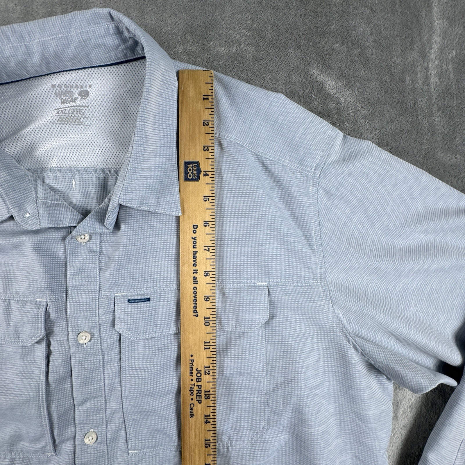 Mountain Hardware Button Down Shirt Mens 2XL Blue… - image 4