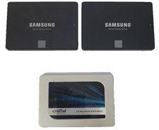 Lot of 3 SSD 250GB 2.5" SATA different brands check the description