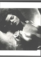 8 x 11 PAPER  B & W  PHOTO-GENE TIERNEY