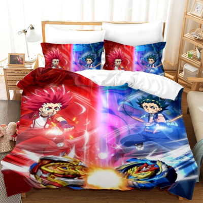 Beyblade Burst Bettwäsche Set Kissenbezüge80x80 04 Bettbezug135x200 Anpassbar