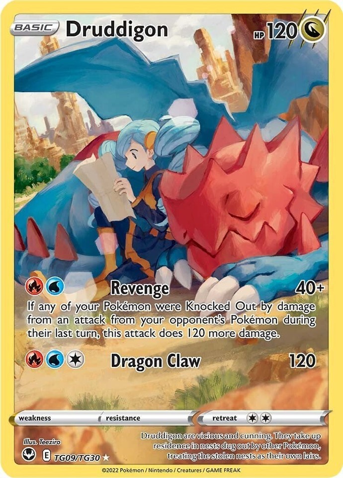 Druddigon TG09/TG30 Swsh12: Sword & Shield - Silver Tempest Trainer Gallery - 1 of 1