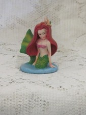 MINI CELESTE MERMAID  RESIN FIGURINE GREEN TAIL 2.75"X2.5" X 1.75" NEW   Y9223