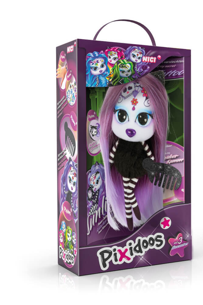 Thumbnail - Kuscheltier Pixidoos Sunli Mit 3-teiligem Zubehör In