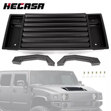 HECASA Front ABS Hood Vent Grille Panel Handles For 03-09 Hummer H2