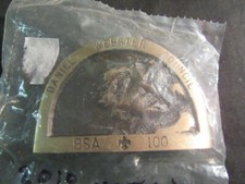 Daniel Webster Council 2010 National Jamboree Max Silber Buckle   eb25
