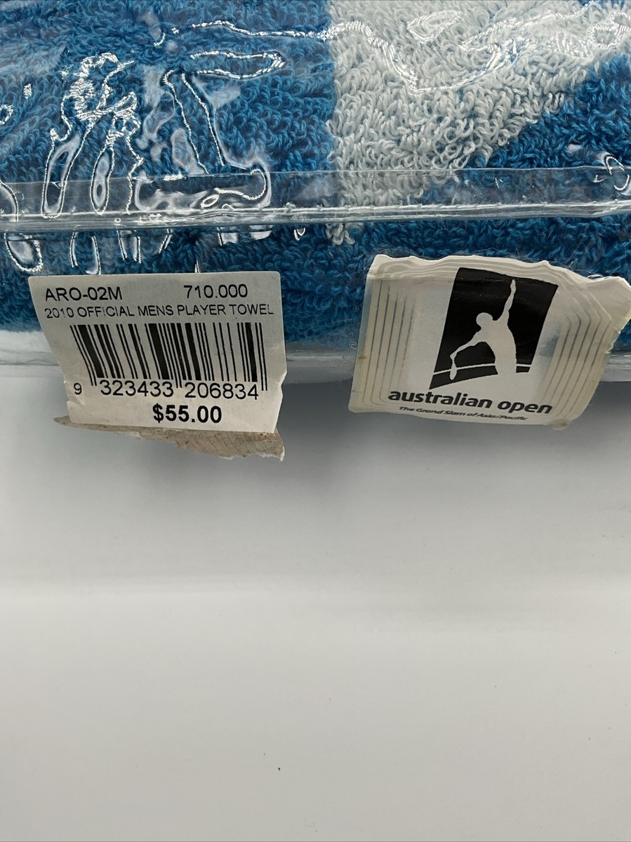 BNWT Australian Open Tennis Men's Player Towel 2010 | eBay Australia