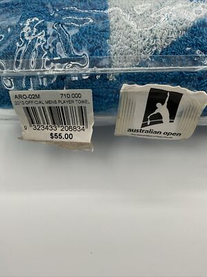 BNWT Australian Open Tennis Men's Player Towel 2010 | eBay Australia