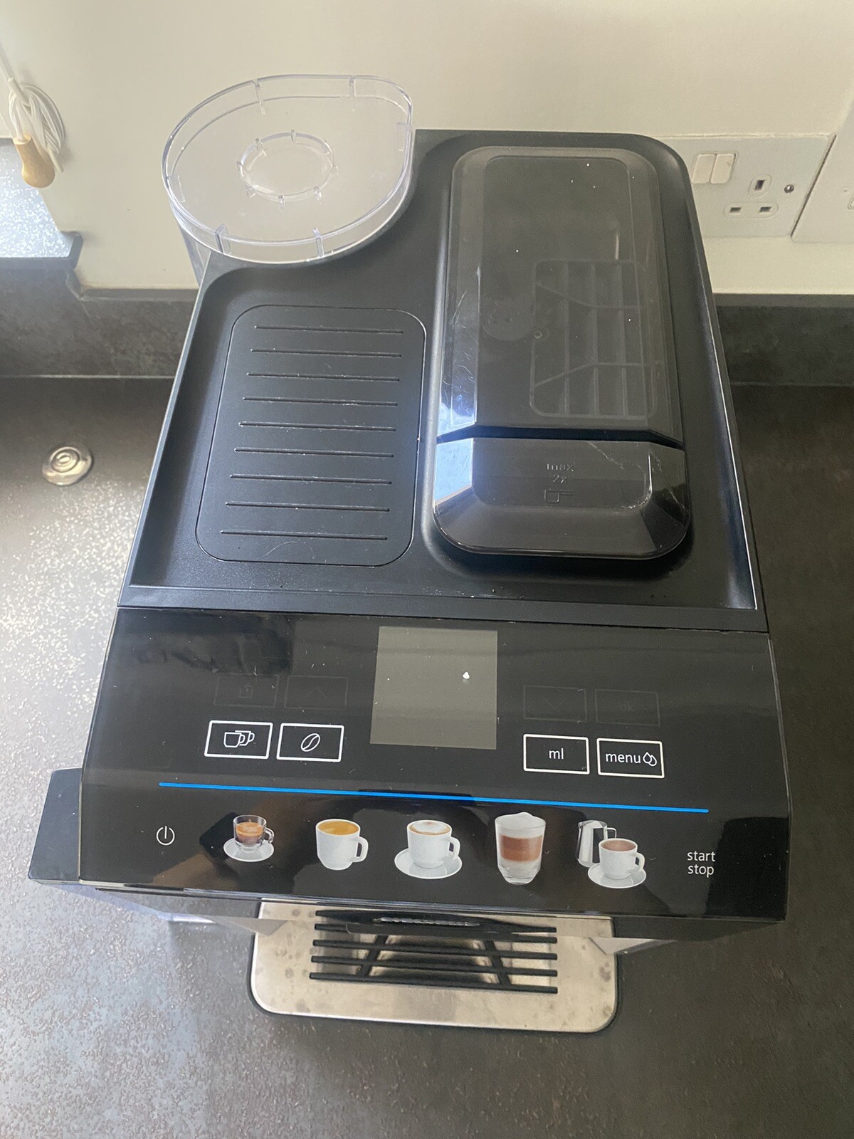 Siemens TQ503GB1 EQ.500 Bean to Cup Coffee Machine Integral Silver