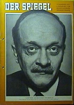 SPIEGEL 6/1957 Bundespressechef Felix von Eckardt 