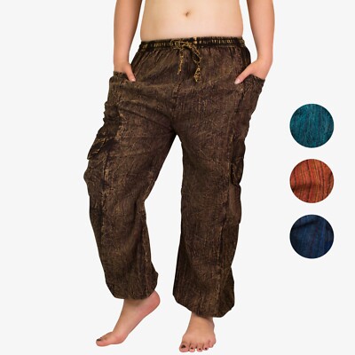 Sommerhose Goa Haremshose Aladin-hose Pumphose Yoga Chill Hose Damen Gestreift