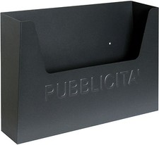 Cassetta postale per riviste pubblicità portariviste 355X85X255 H colore ghisa