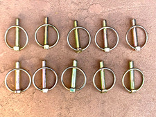 Lot of 10 pcs of 7/16" X 1-1/2" LYNCH PINS FARM TRACTOR 3 Point HITCH PIN (M10)
